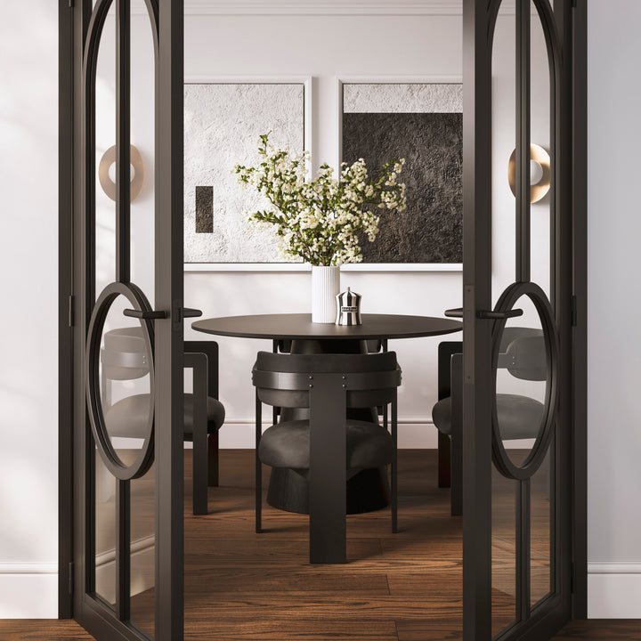 Albi Black Dining Chair