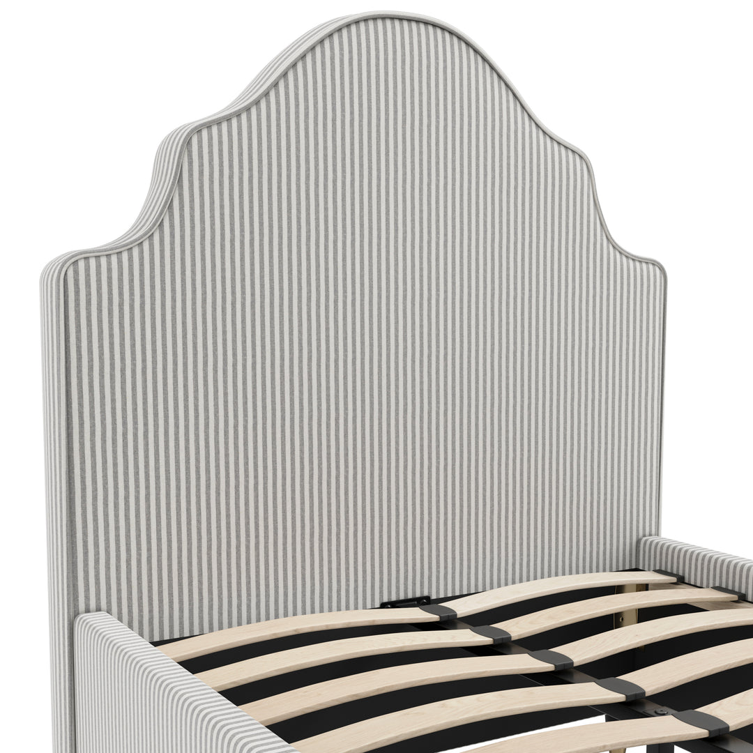 Belford Grey Striped Single Bed