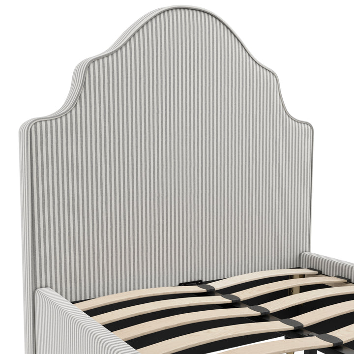 Belford Grey Striped Single Bed