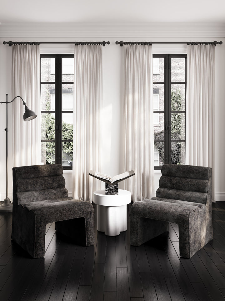 Langre Black Accent Chair
