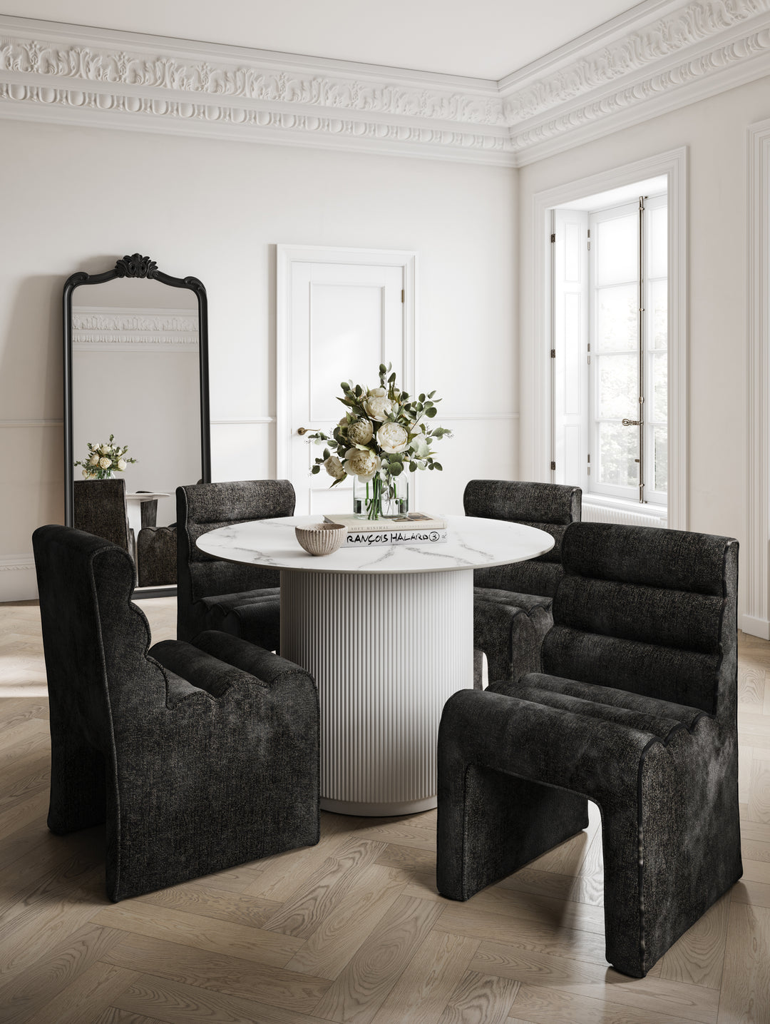 Langre Black Dining Chair