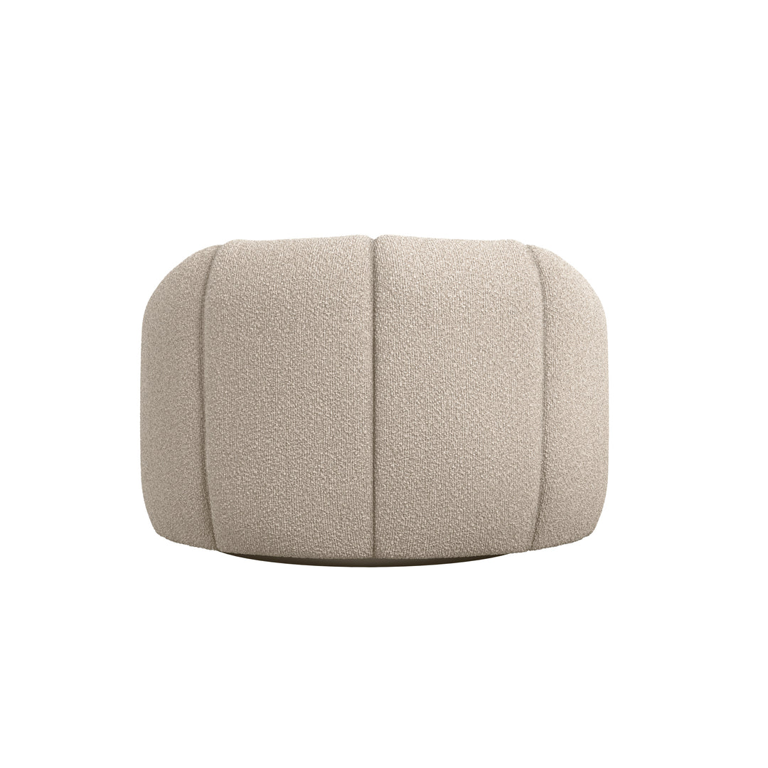 Fos Boucle Buff Swivel Chair