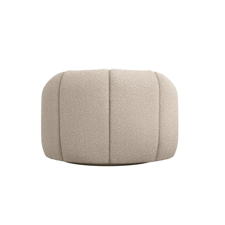 Fos Boucle Buff Swivel Chair