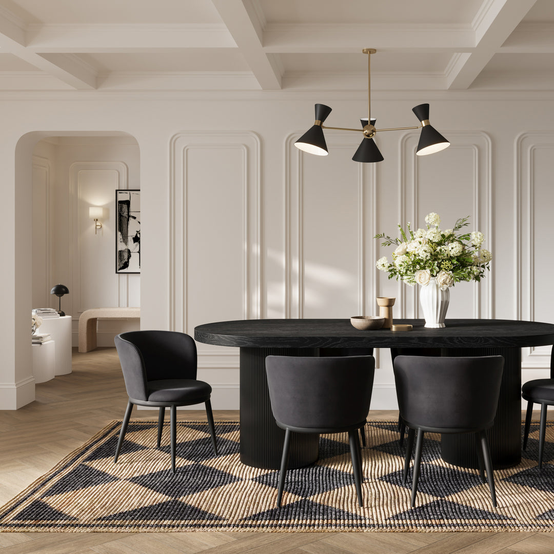 Tarascon Black Dining Chair