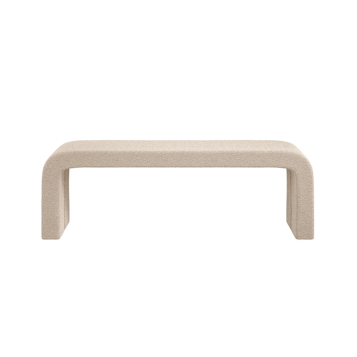 Novi Buff Boucle Bench