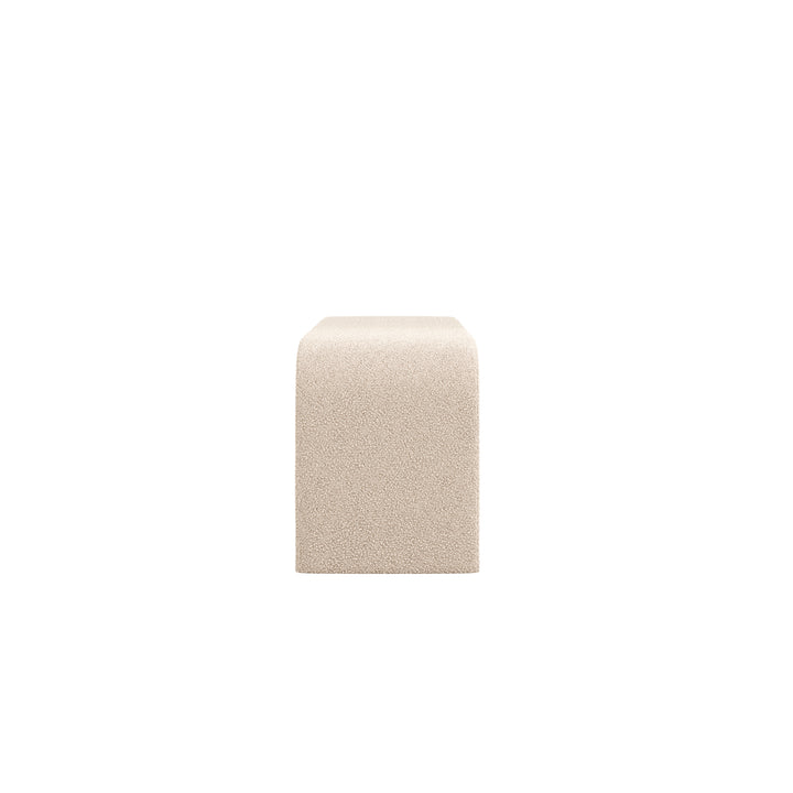 Novi Buff Boucle Bench
