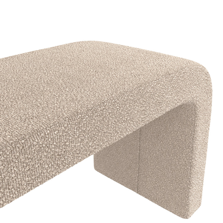 Novi Buff Boucle Bench