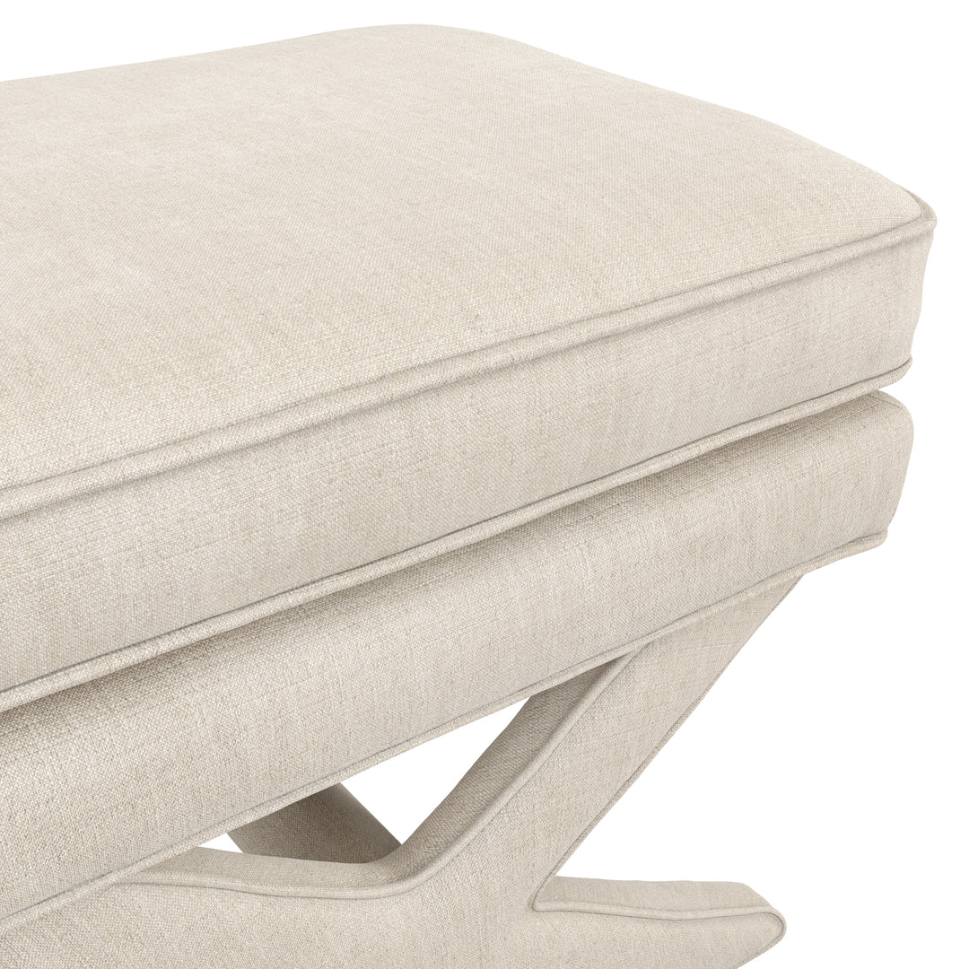 Alva Stone Linen Stool