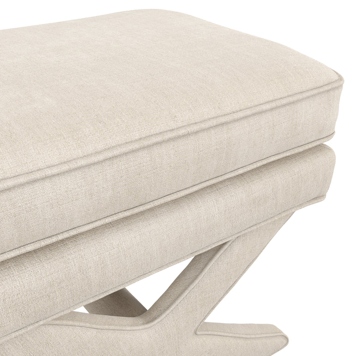 Alva Stone Linen Stool
