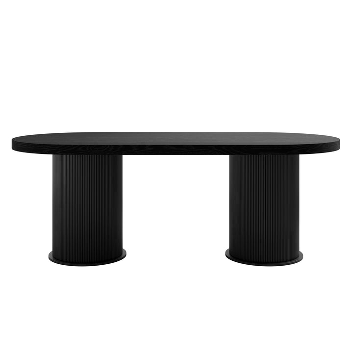 Milau Black Dining Table