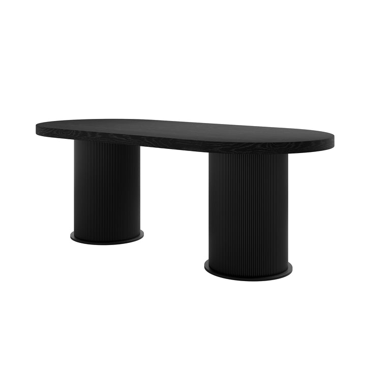 Milau Black Dining Table