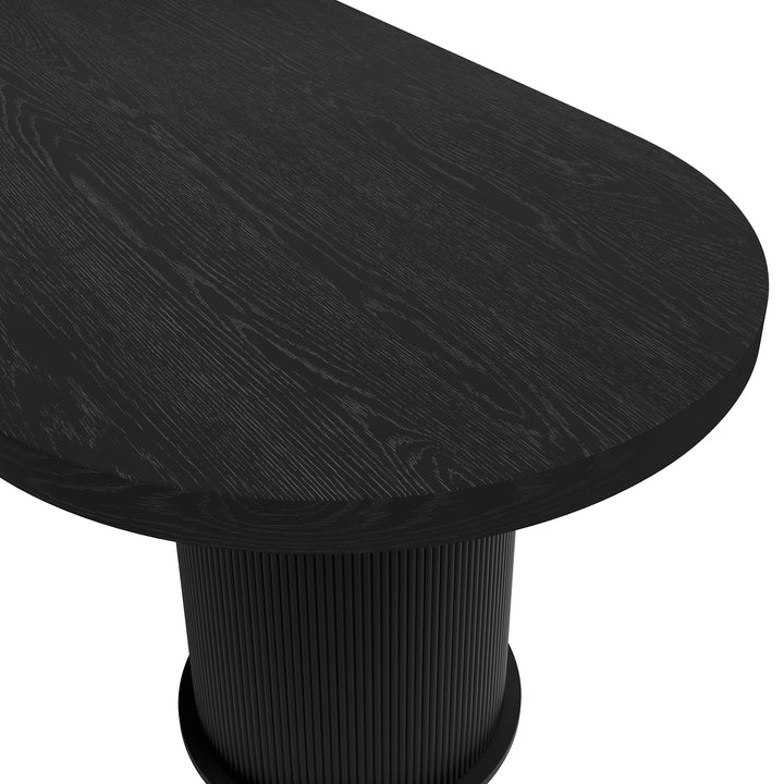 Milau Black Dining Table