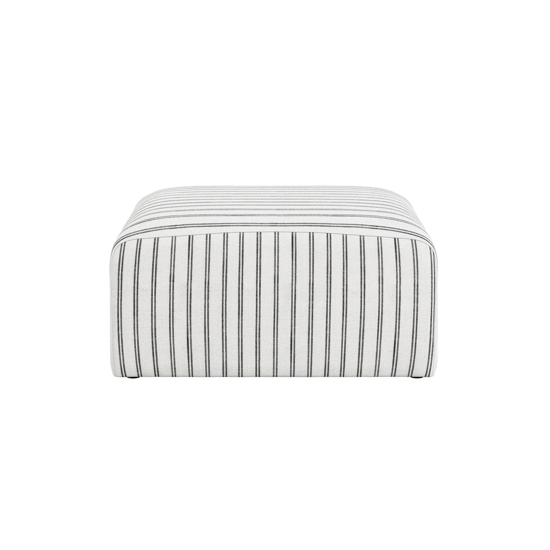 Belford Chalk Stripe Pouffe