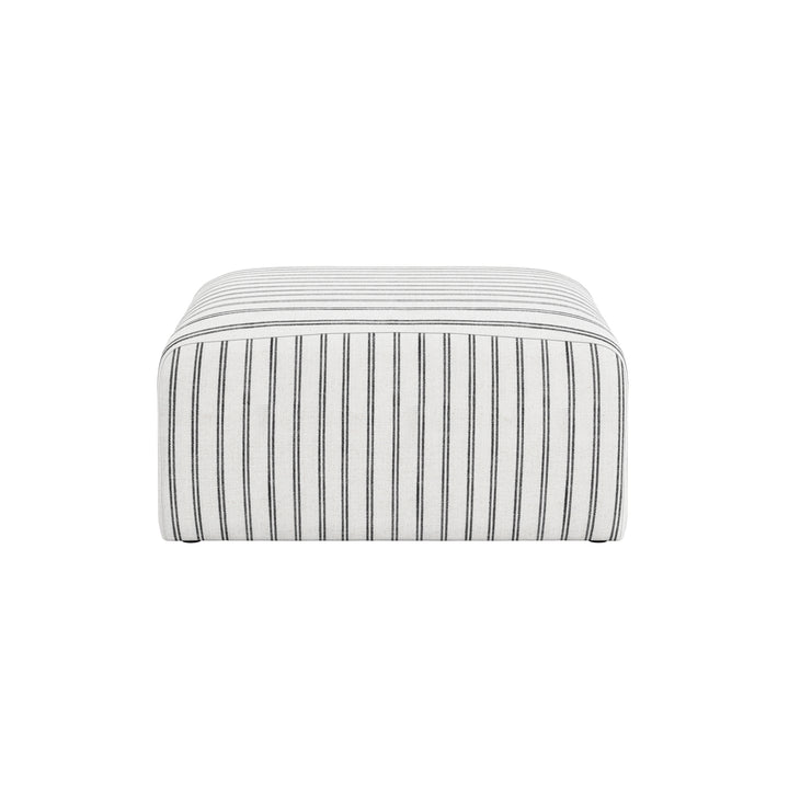 Belford Chalk Stripe Pouffe