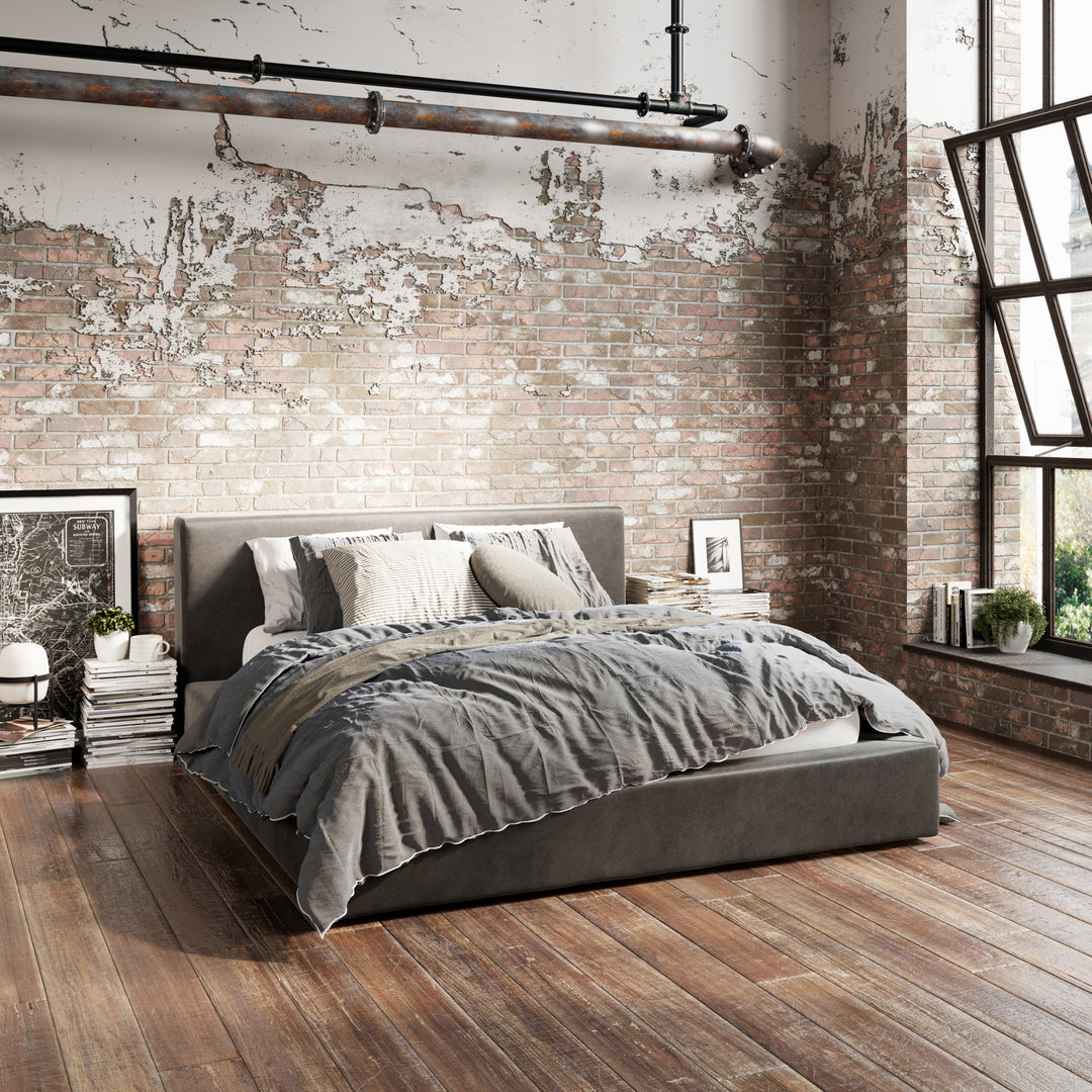 Laval Grey Kingsize Bed