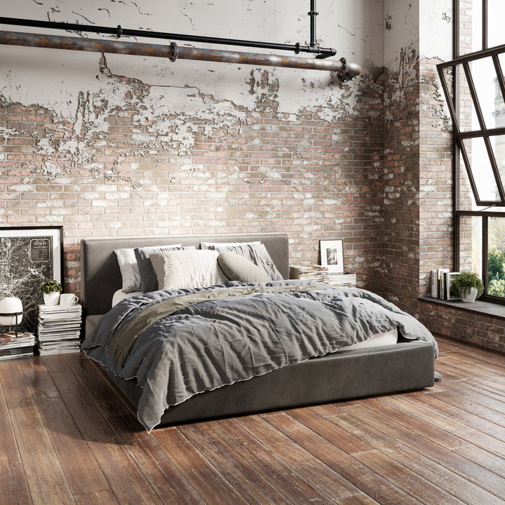 Laval Grey Kingsize Bed