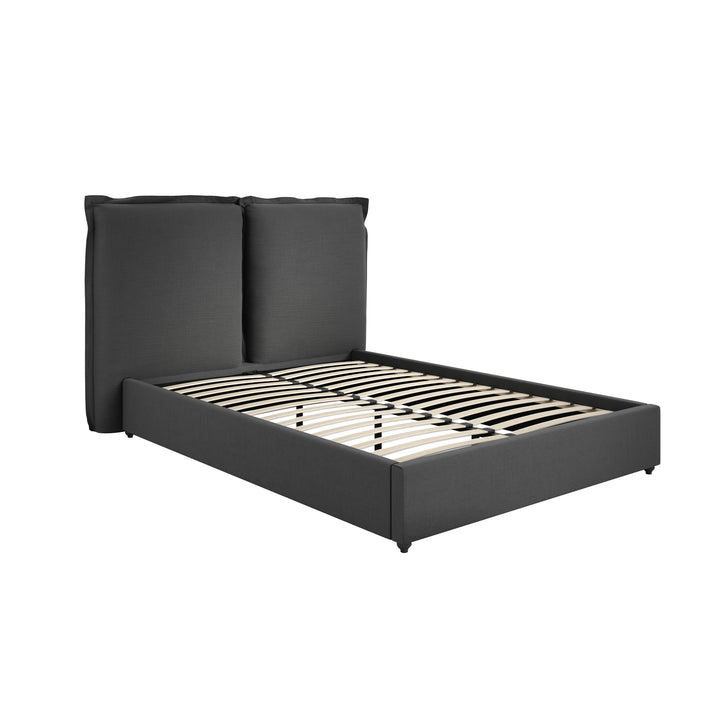 Antibes Deep Grey Kingsize Bed
