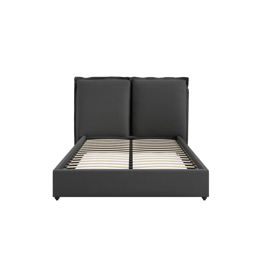 Antibes Deep Grey Kingsize Bed