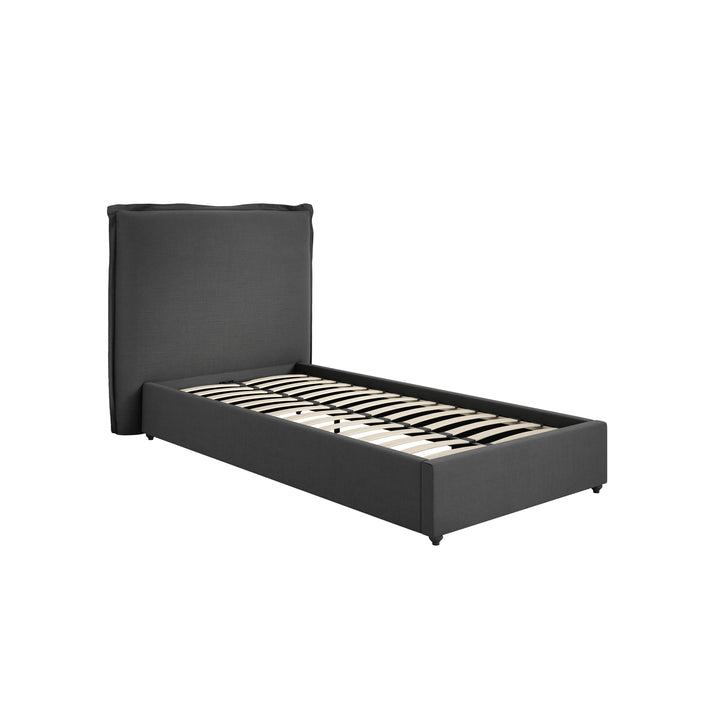 Antibes Deep Grey Single Bed
