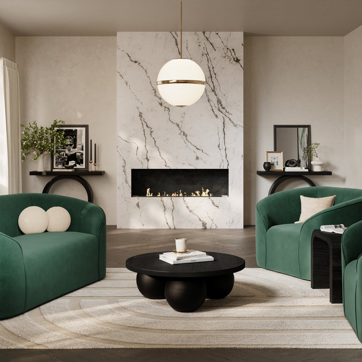 Enna Forest Green Sofa