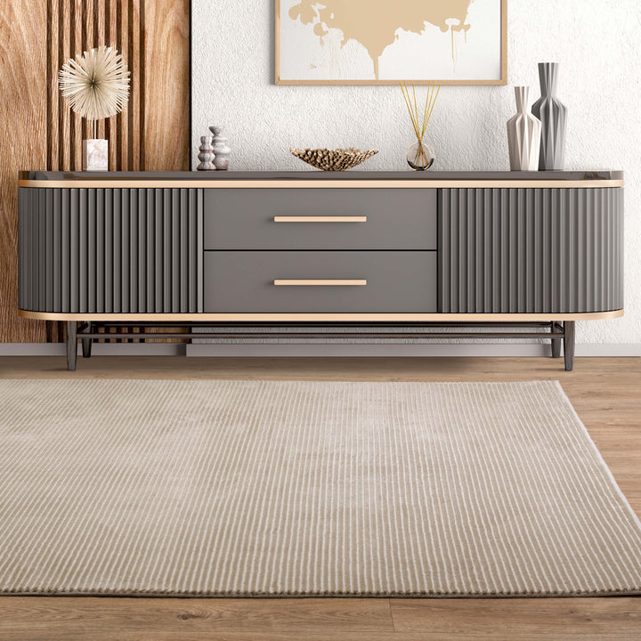 Richmond Plain Stripe Beige