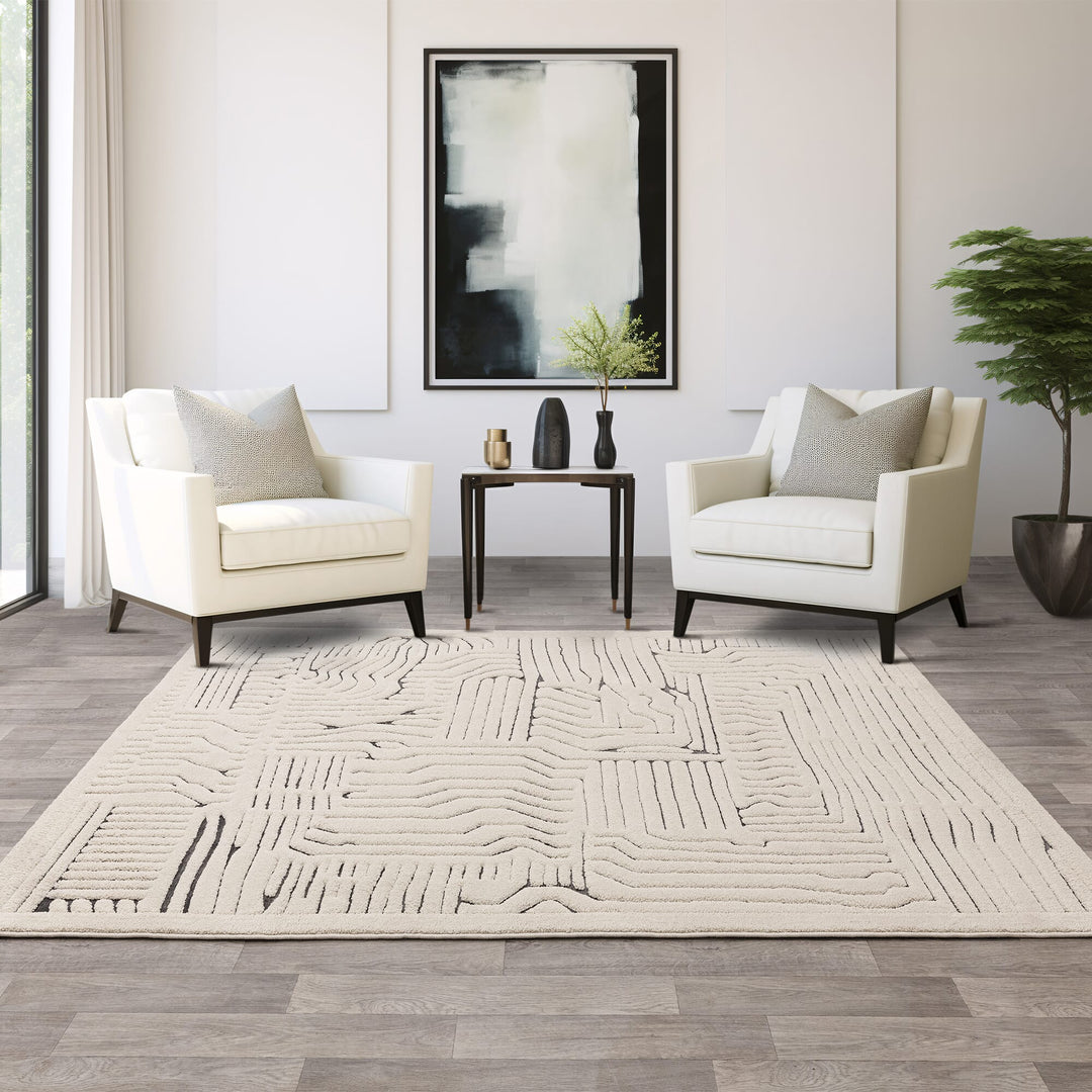 Belgravia Ivory/Charcoal Route
